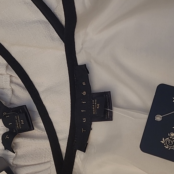 NWT WOMENS TULLEA MONTEAU WHITE BLACK SHORTS OUTFIT SIZE M - Picture 4 of 5